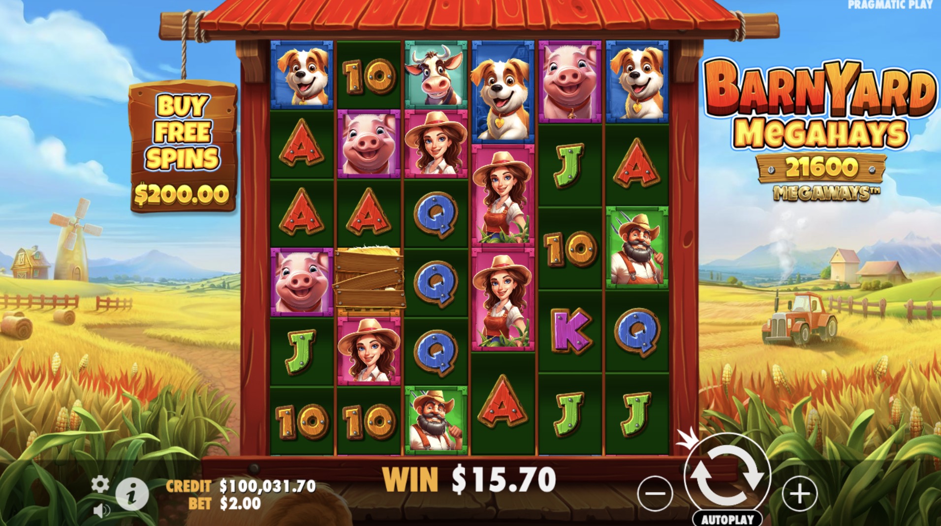   Barnyard Megahays Megaways    1GO casino